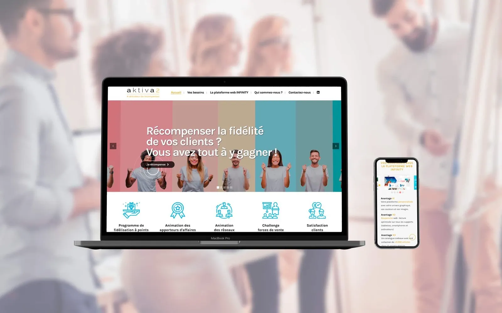 aktiva2, projet réalisé par OVM Communication