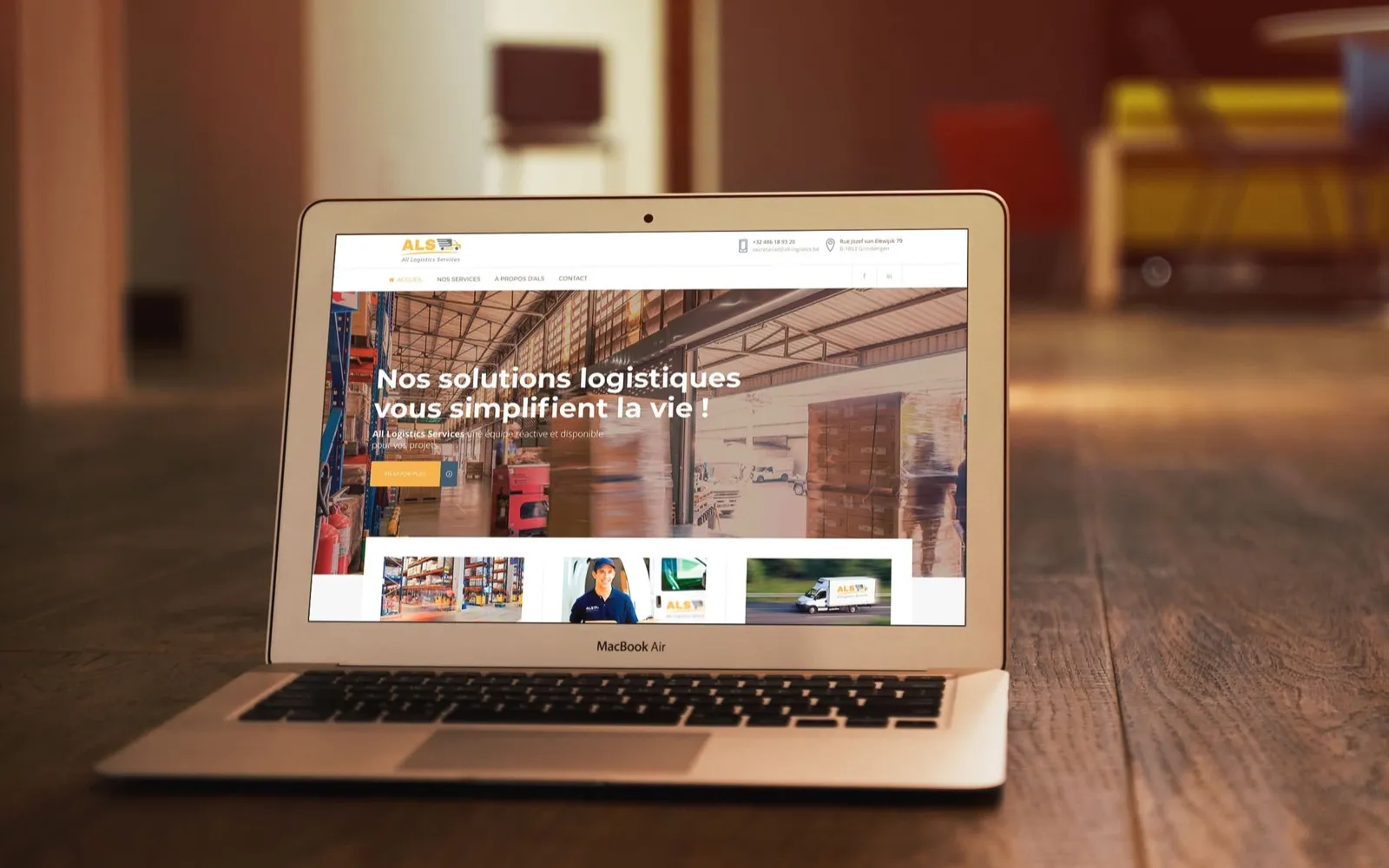 All Logistics Services (Belgique), projet réalisé par OVM Communication