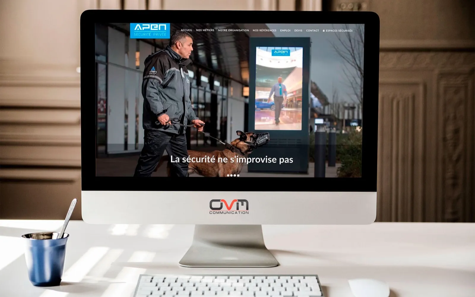 APEN Sécurité, projet réalisé par OVM Communication