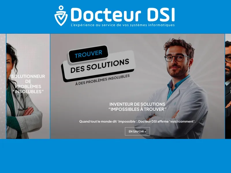 Docteur DSI (ex 1 Besoin des Solutions I.T.), projet réalisé par OVM Communication
