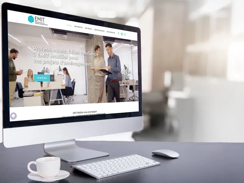 EMIT Mobilier, projet réalisé par OVM Communication